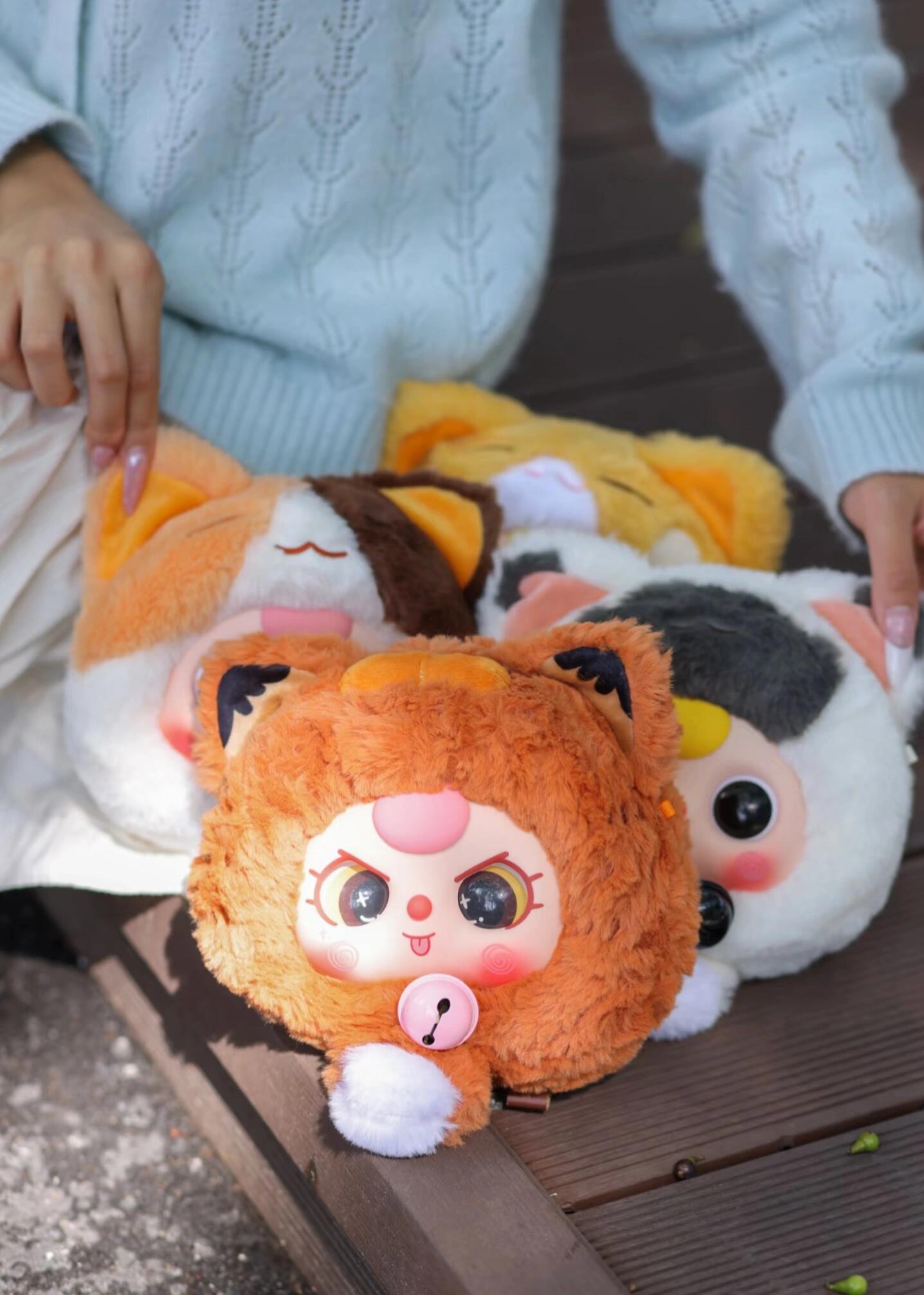 BABY THREE-FOURTUNE CAT ZIPPER BAG Blind Box
