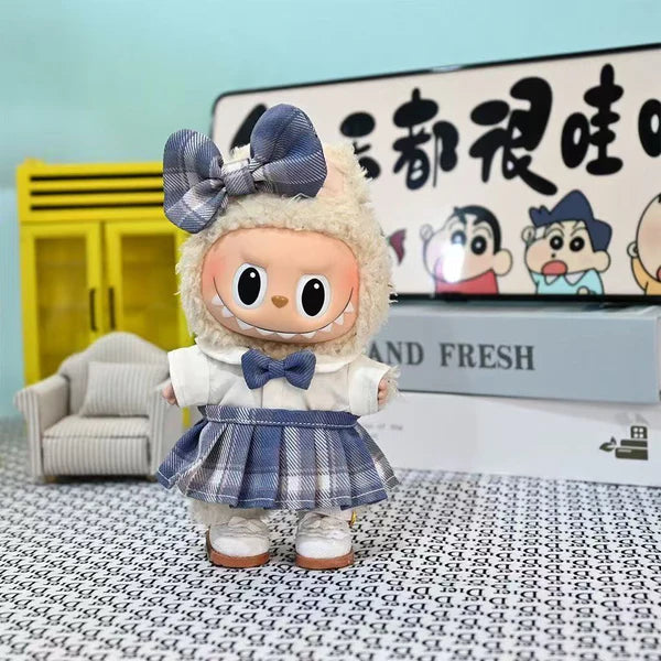 17cm Vinyl Plush Cute Outfit/Clothes For Dolls