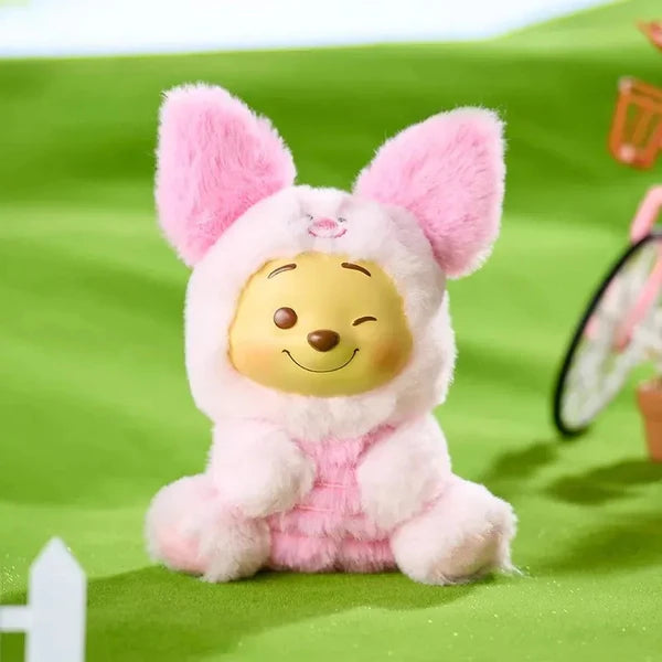 【Sale】Winnie-The-Pooh Collection Naughty Team Vinyl Plush Pendant Surprise Bling Box