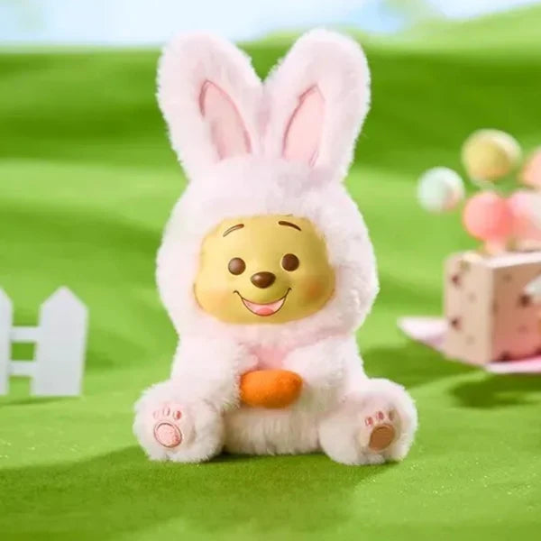 【Sale】Winnie-The-Pooh Collection Naughty Team Vinyl Plush Pendant Surprise Bling Box