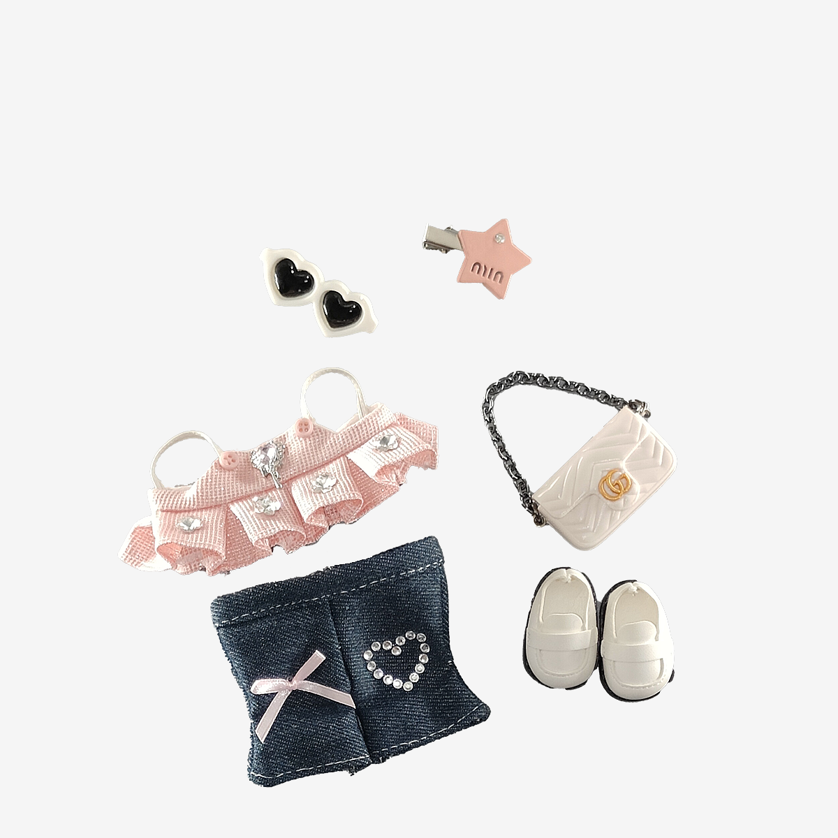 DVL014 Summer Sweetheart (Clothes + bag + shoes + hairpins + glasses)