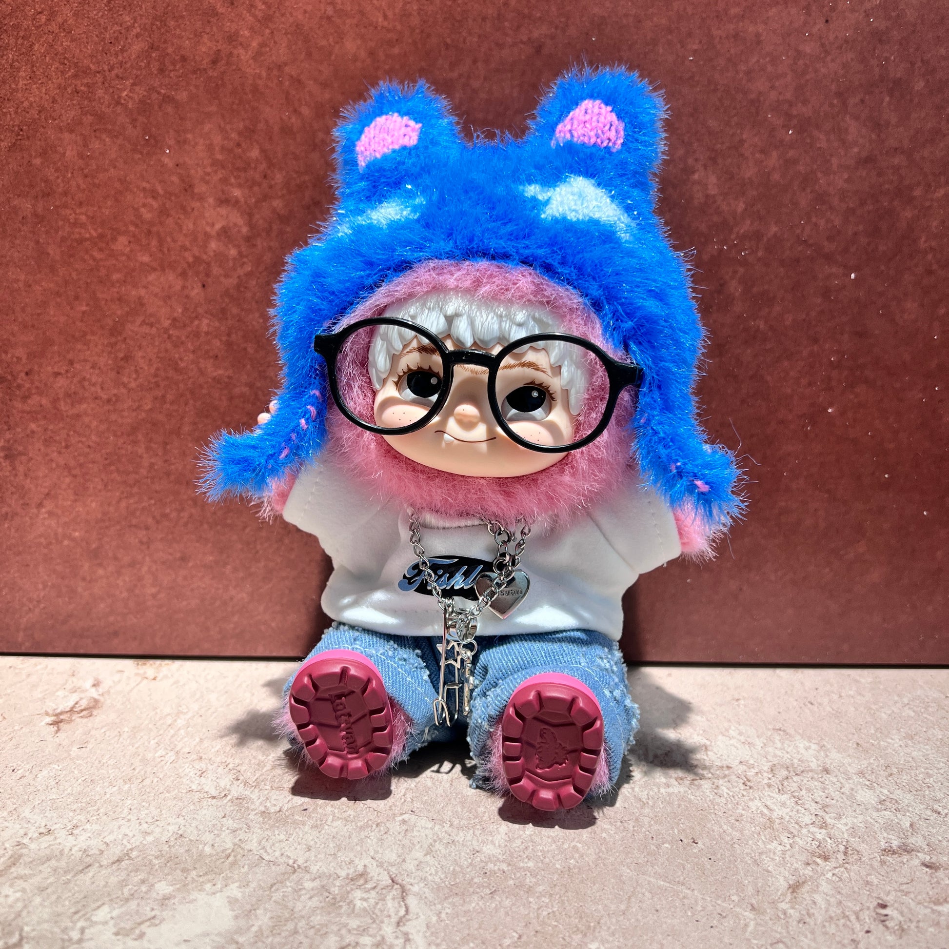 WK-MM001 wakuku  Doll Doll 20cm Wakuku  Clothing Doll Trendy  Party Plush Clothing  Back to the Millennium