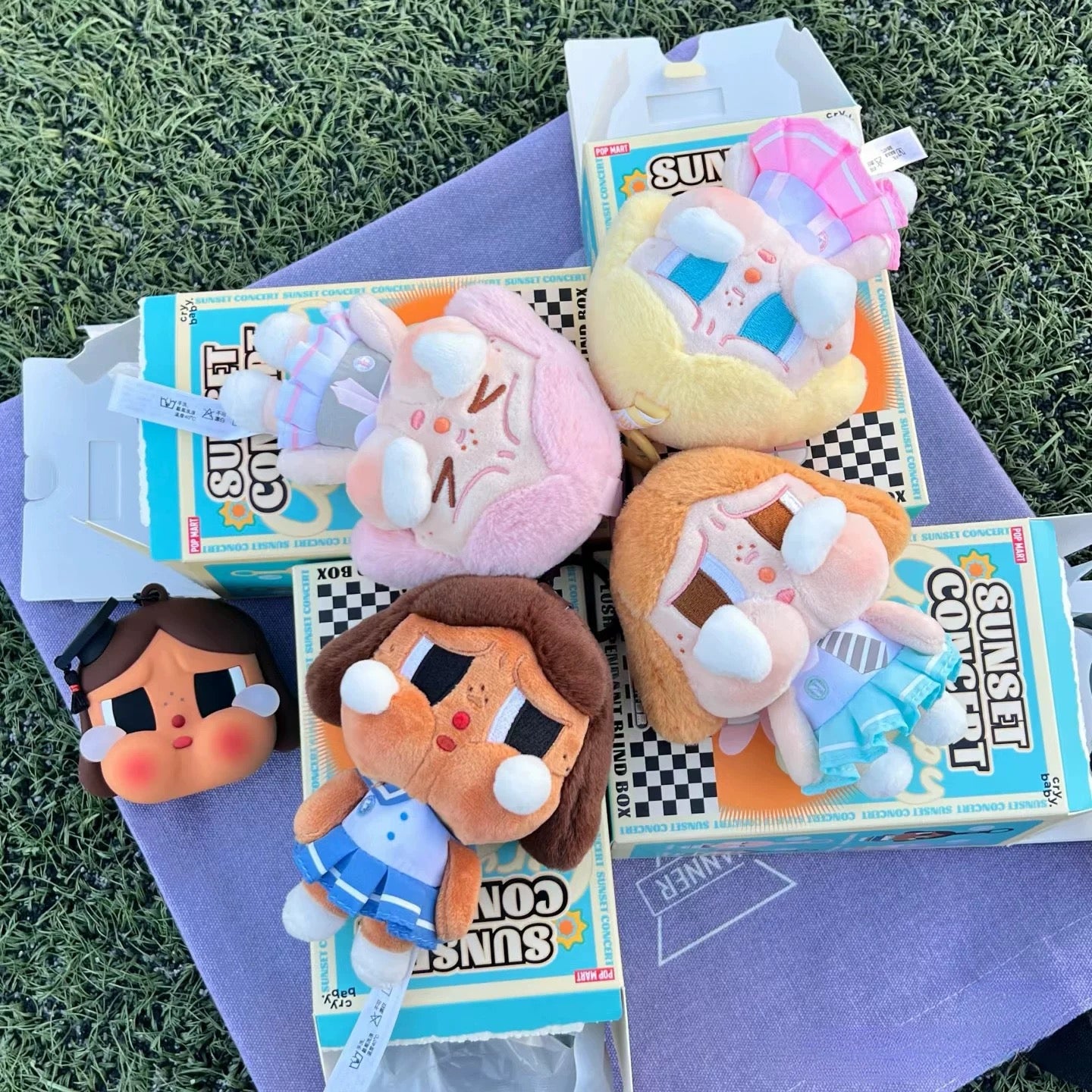 CRYBABY Sunset Concert Series-Plush Pendant Blind Box